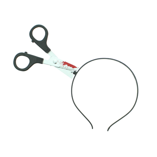 Halloween Bloody Scissors Headband