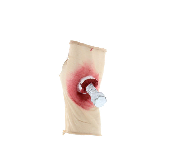 Sleeve with Large Nail & Blood Effect
