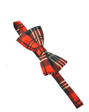 Tartan Print Bow Tie