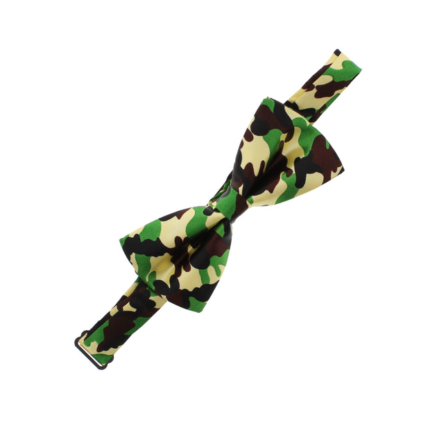 Camouflage Print Bow Tie