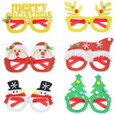 Assorted Christmas Sparkling Glitter Glasses