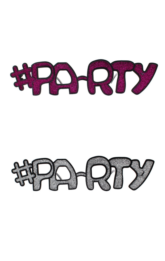 Assorted Glitter Party Glasses