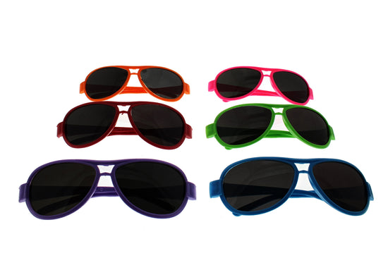 Children's Coloured Frame Value Sunglasses