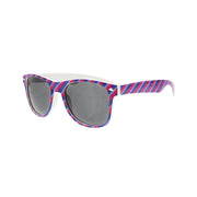 Bisexual Coloured Striped Sunglasses