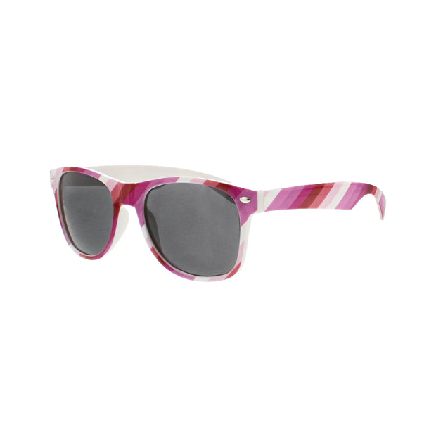 Lesbian Coloured Striped Sunglasses