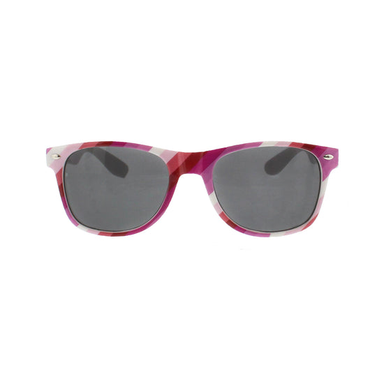 Lesbian Coloured Striped Sunglasses