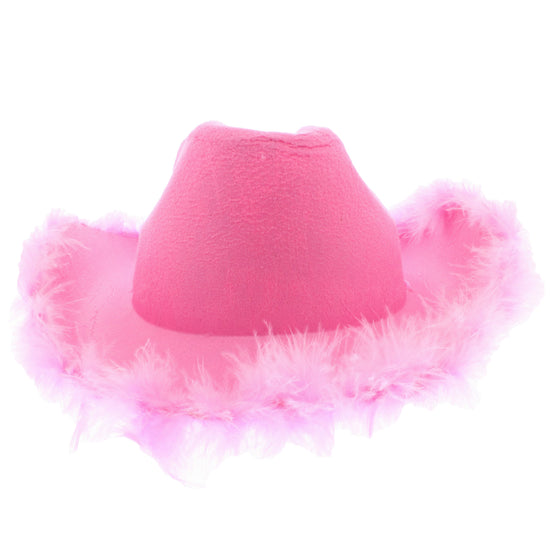 Cowboy Hat with Fur Outline