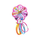 Assorted Colour 6 Snap Clips & 6 Hair Elastics Accessories Set