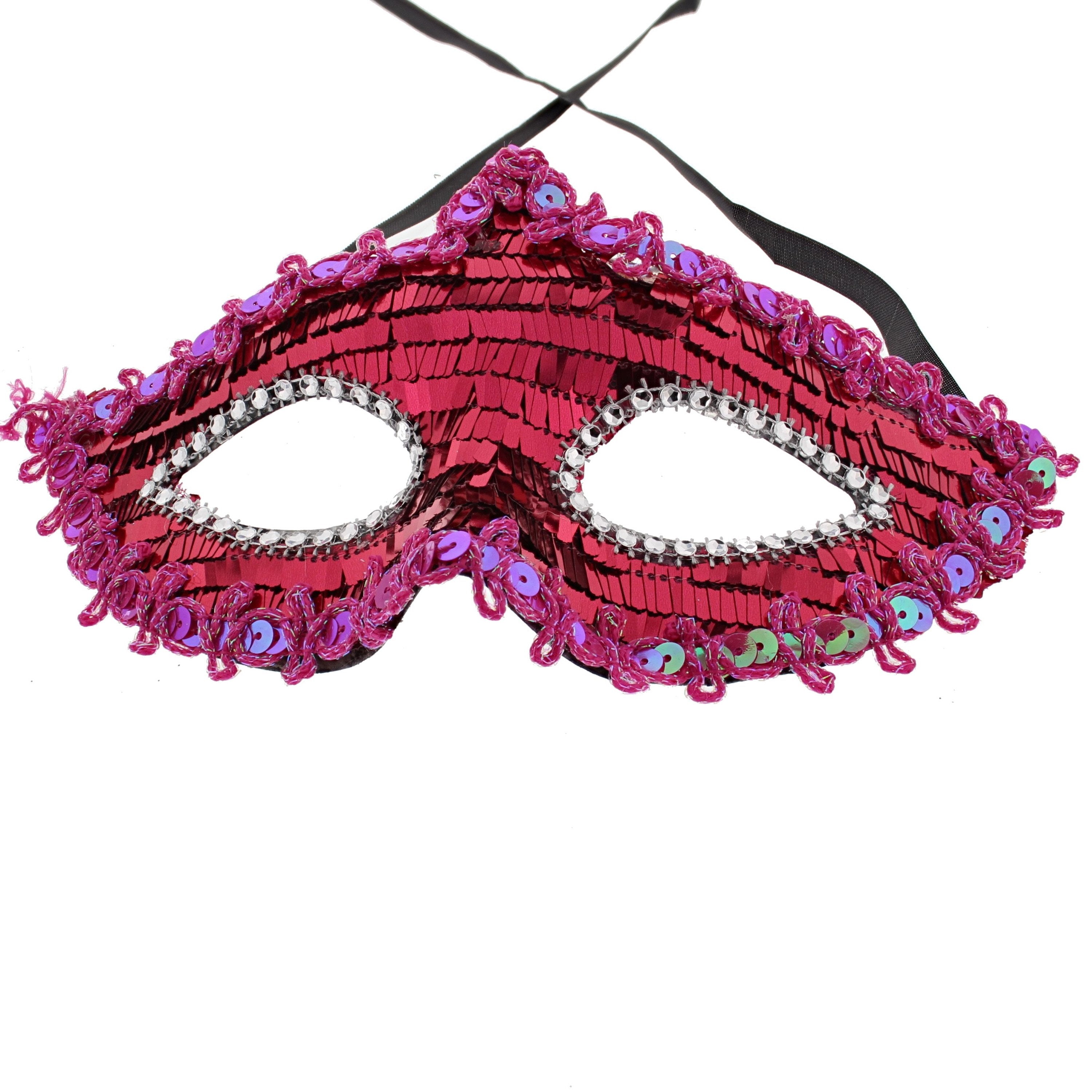 Sequin Outline Mirror Effect Mask