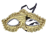 Mirror Effect Masquerade Mask with Sequin Outline