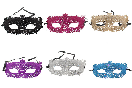 Assorted Glitter Masquerade Mask with Sequins