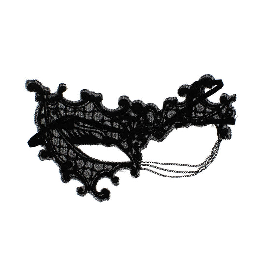 Triple Chain Mesh & Rubber Masquerade Mask