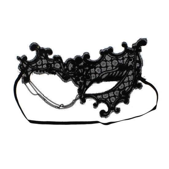Triple Chain Mesh & Rubber Masquerade Mask