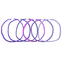 Card of 6 Assorted Multi Design Head Elastics