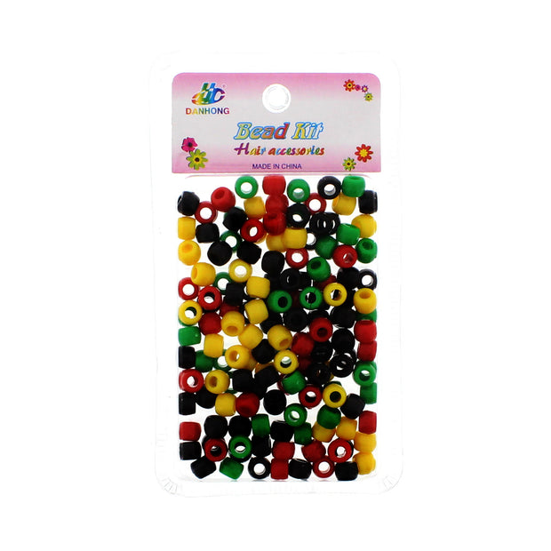 Pack of 150 Plastic Hair Beads (0.8mm Diameter)