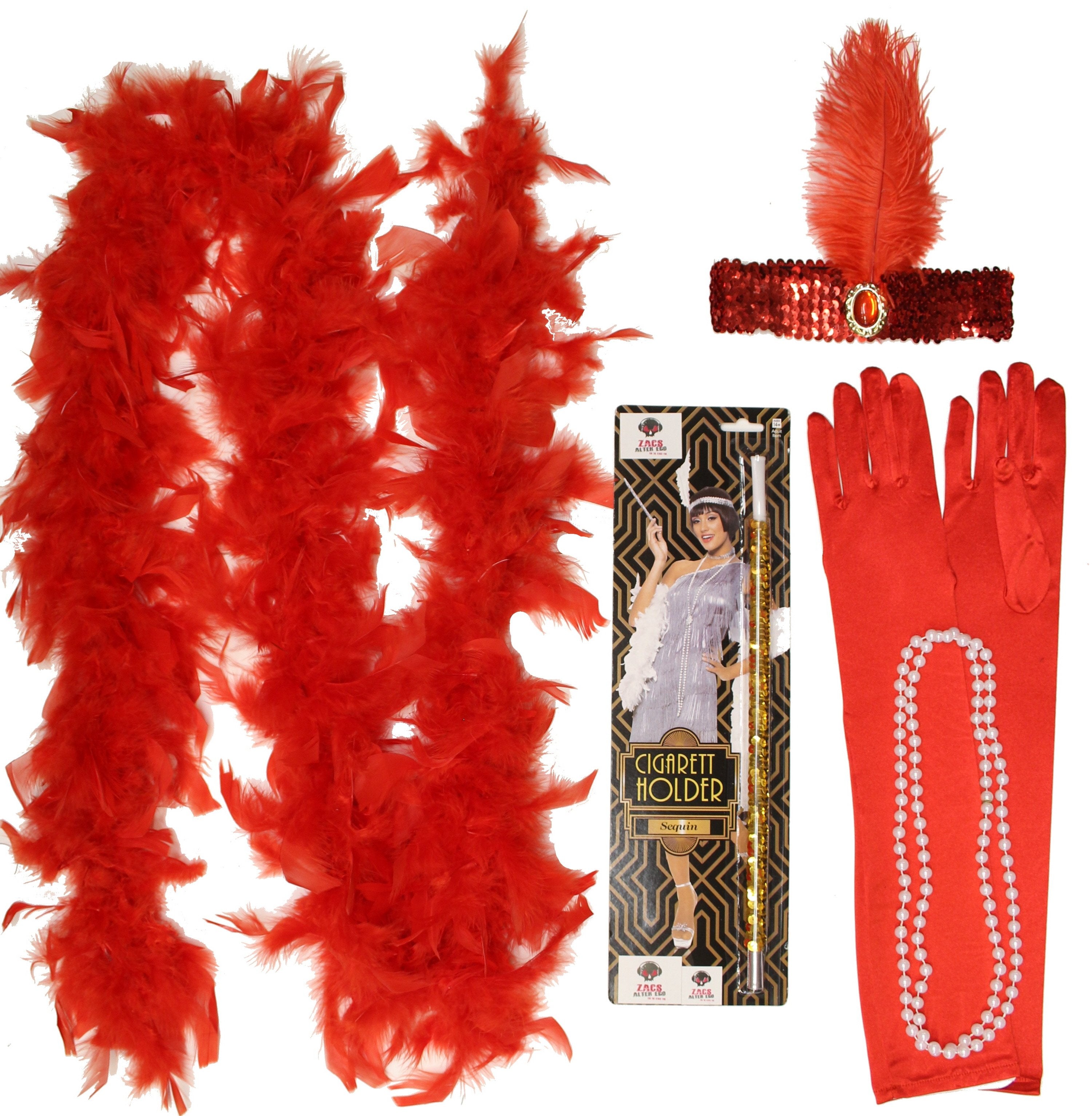 Fancy Dress 5 Piece Charleston Flapper Set