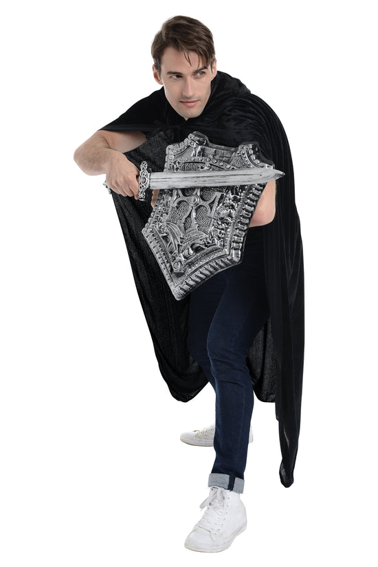 2 Piece Medieval Shield & Sword Set