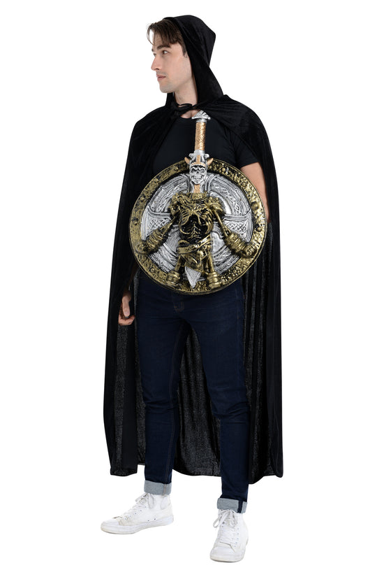 2 Piece Skeleton Themed Shield & Sword Set