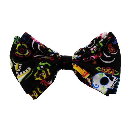 Day of the Dead Sugar Skull Bow Tie