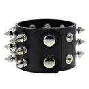 3 Row Spike PU Bracelet
