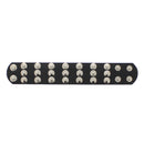 3 Row Conical Studded PU Bracelet
