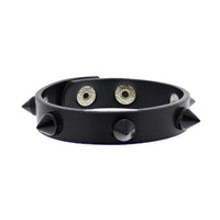 Assorted Colour Conical Studded PU Bracelets