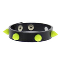 Assorted Colour Conical Studded PU Bracelets