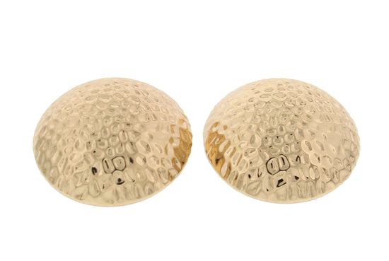 Patterned Raised Button Earrings