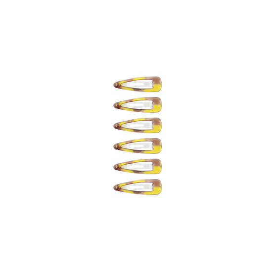 6 on a Card 3cm Epoxy Hair Snapclips