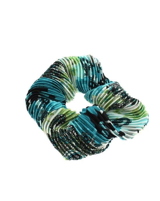 80s Print Crinkle Hair Scrunchie