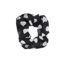 Heart Print Hair Scrunchie