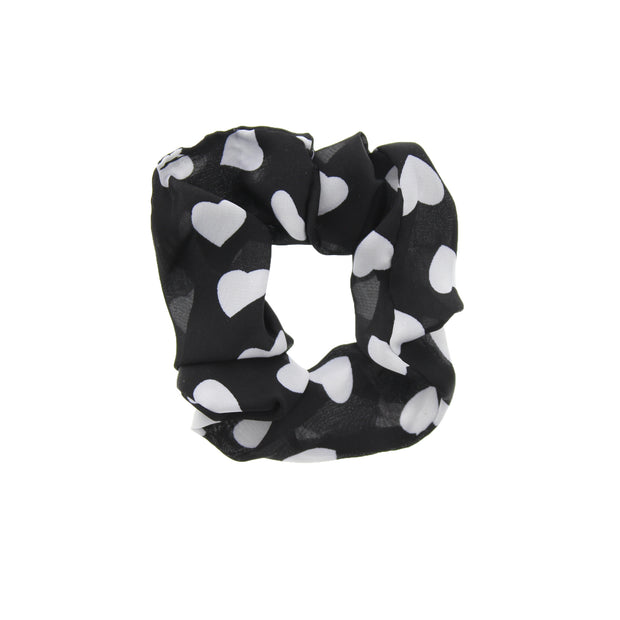 Heart Print Scrunchie