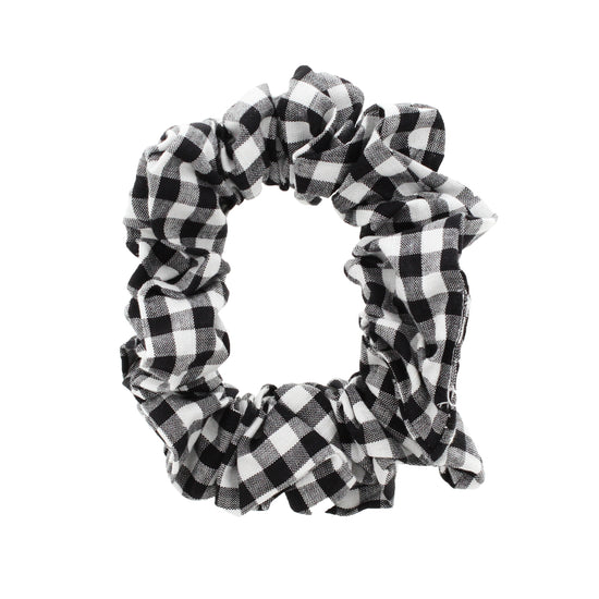 Gingham/ Checkered Hair Scrunchie