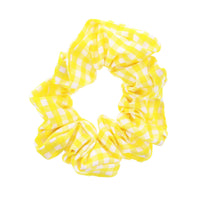 Gingham/ Checkered Hair Scrunchie
