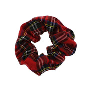 Tartan Print Scrunchie