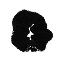 Stone Edged Velvet Hair Scrunchie