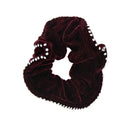 Stone Edged Velvet Hair Scrunchie