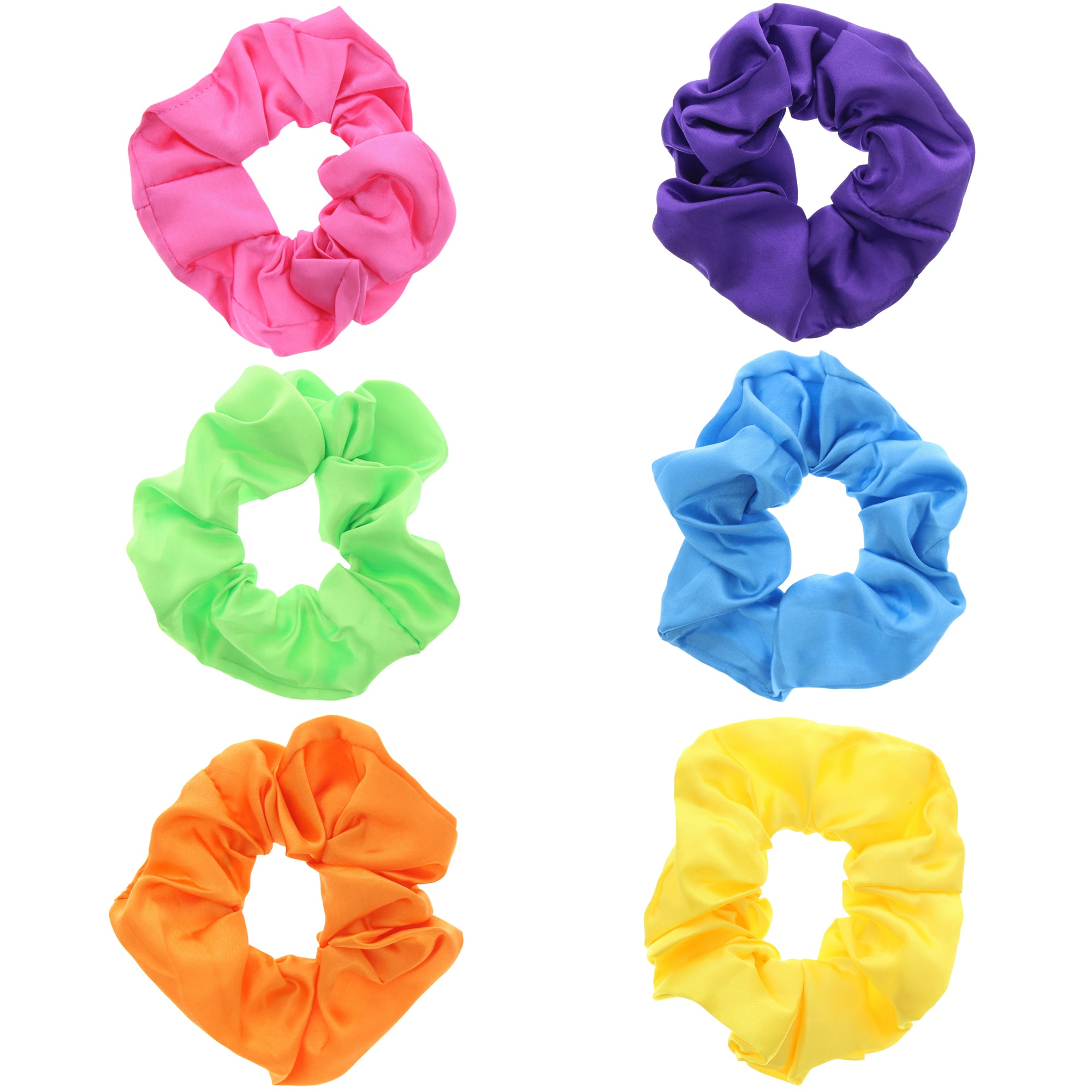 Luxury Satin Scrunchies Assorted Colours