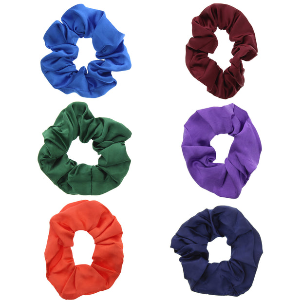 Assorted Colours Luxury Satin Scrunchie