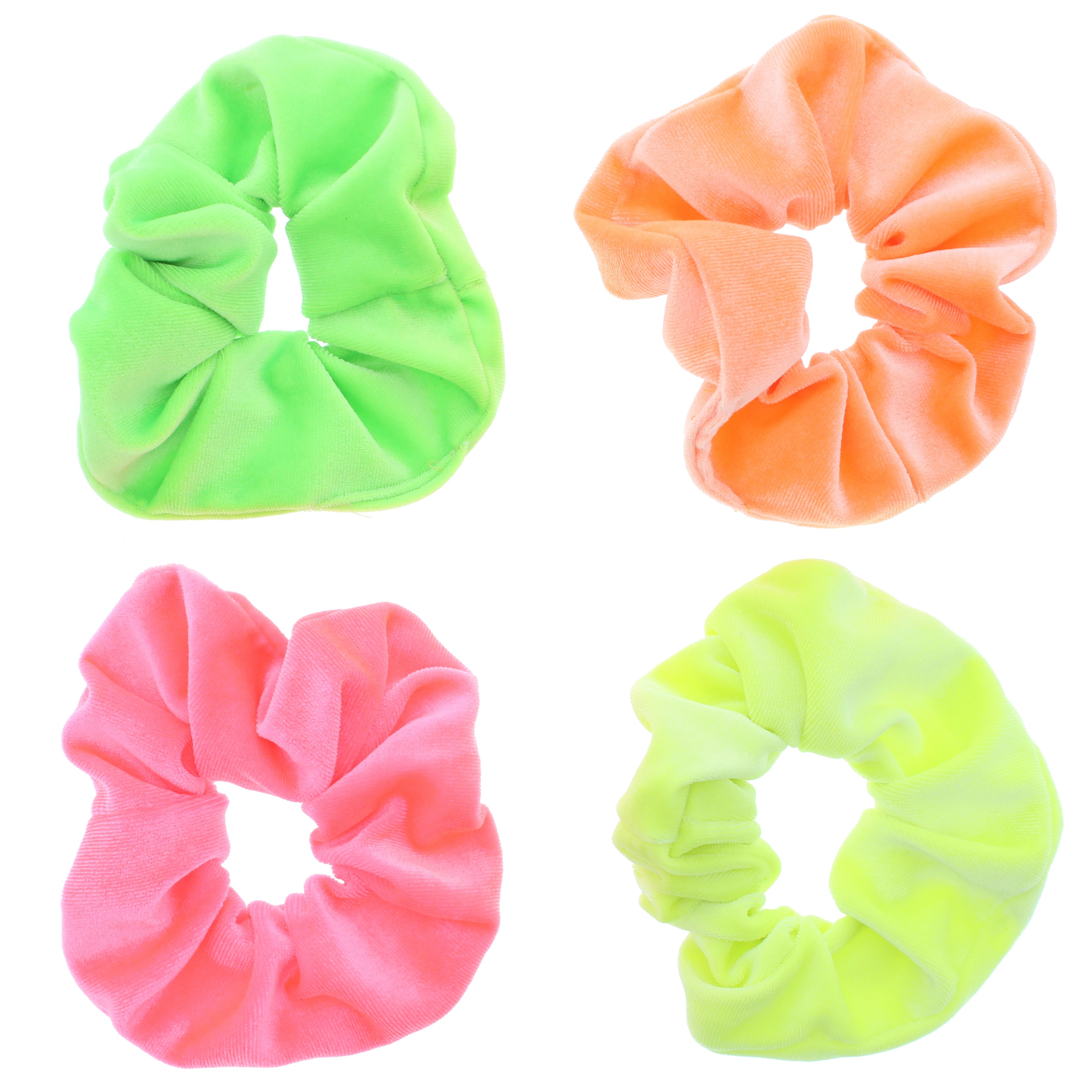 Neon Velvet Hair Scrunchie
