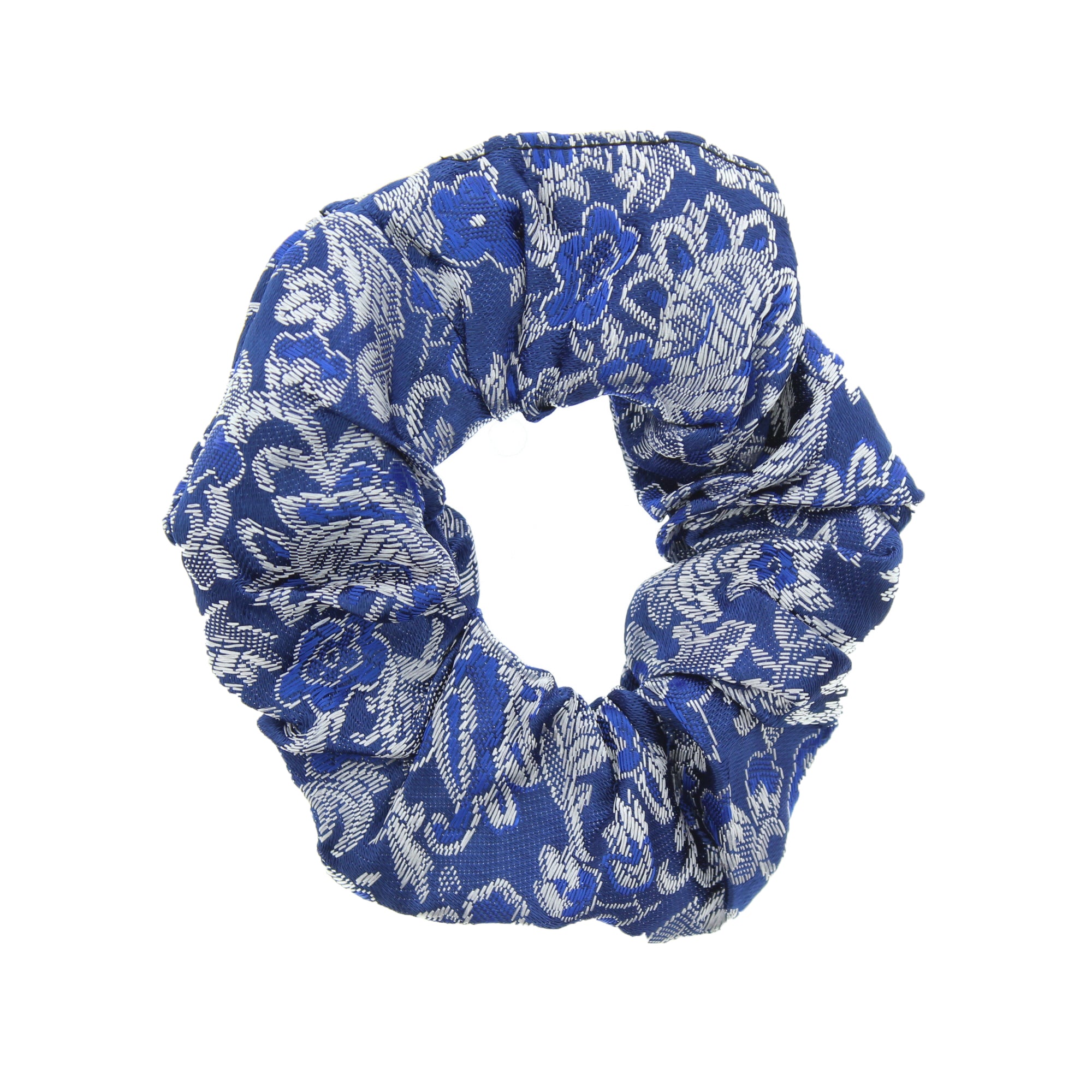 Chinese Floral Pattern Hair Scrunchie