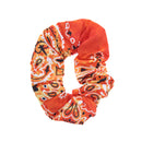 Acid Wash Paisley Hair Scrunchie