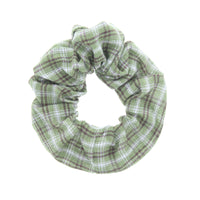 Gingham/ Checkered Hair Scrunchie