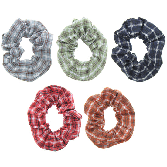 Gingham/ Checkered Hair Scrunchie