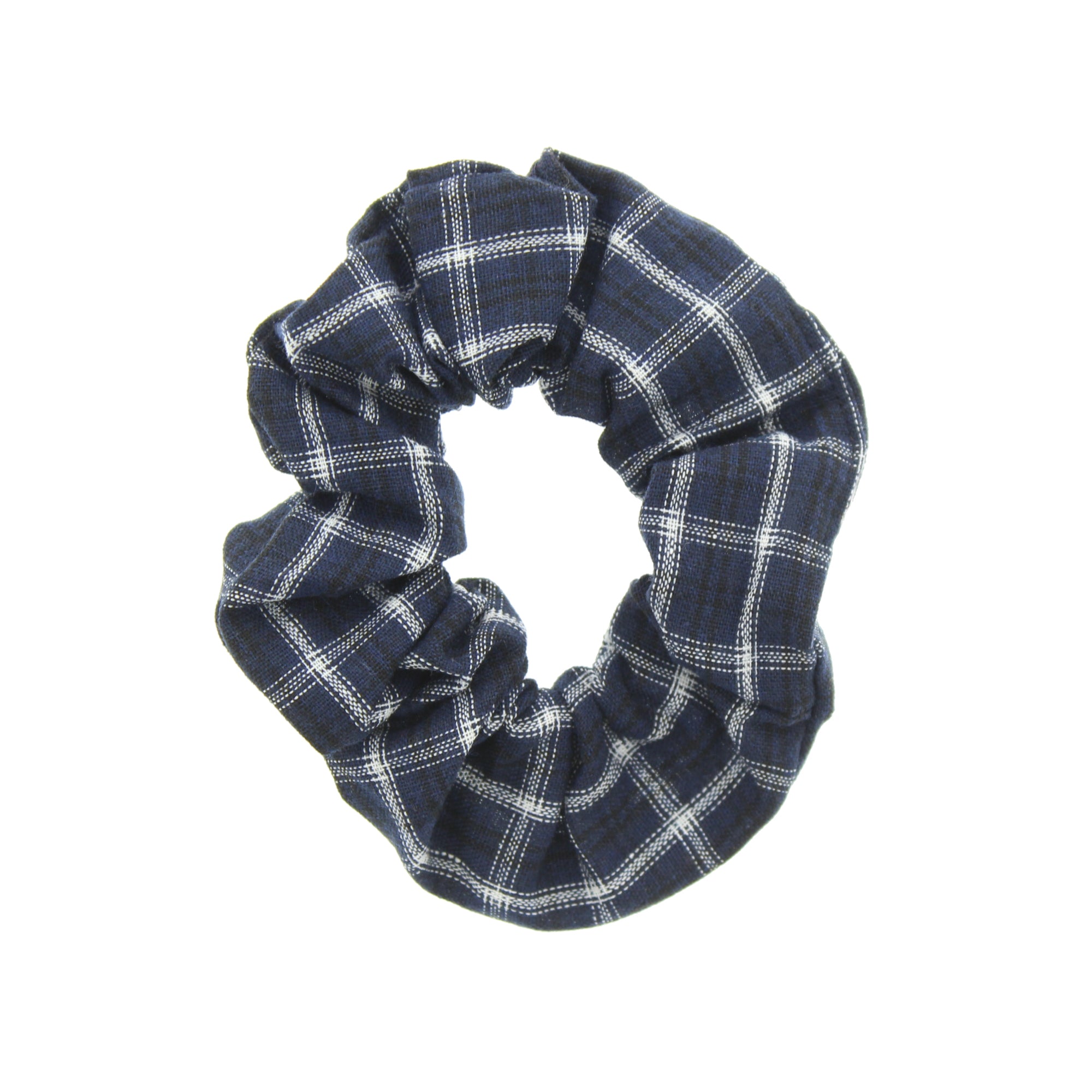 Gingham/ Checkered Hair Scrunchie