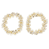 Pearl Bead Bobble Hair Scrunchies