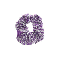 Gingham/ Checkered Hair Scrunchie