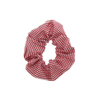 Gingham/ Checkered Hair Scrunchie