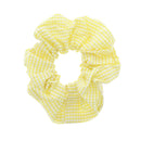 Gingham/ Checkered Hair Scrunchie