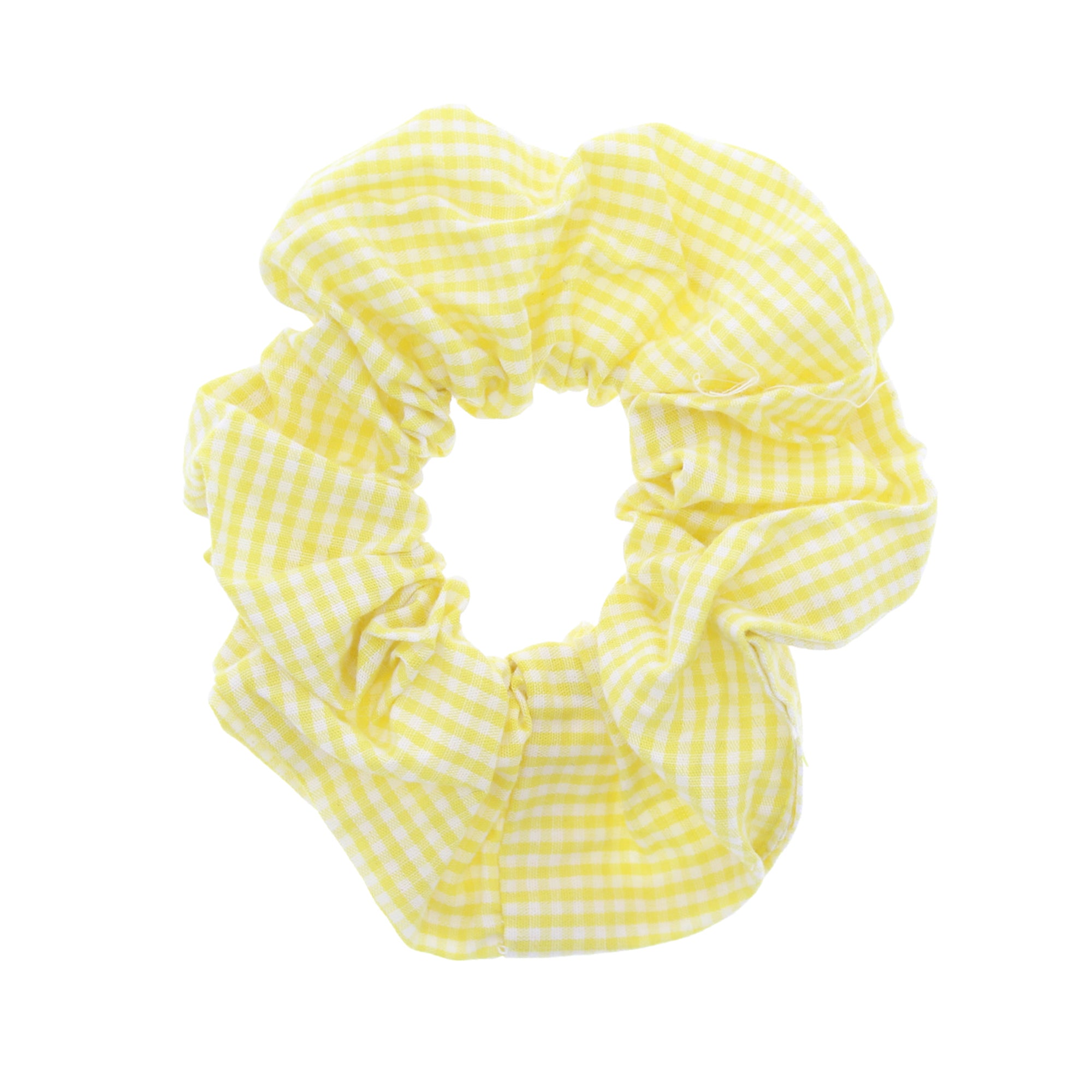 Gingham/ Checkered Hair Scrunchie